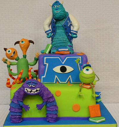 Monster's University - Cake by Kendra's Country Bakery