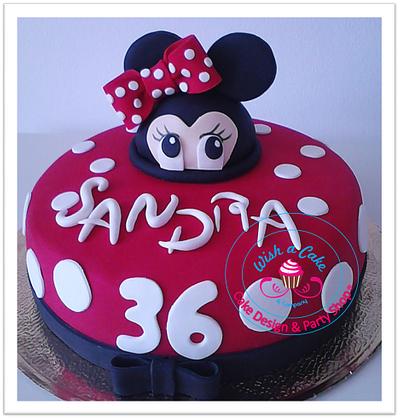 This is Minnie!  - Cake by Sara - WISH A CAKE & Company