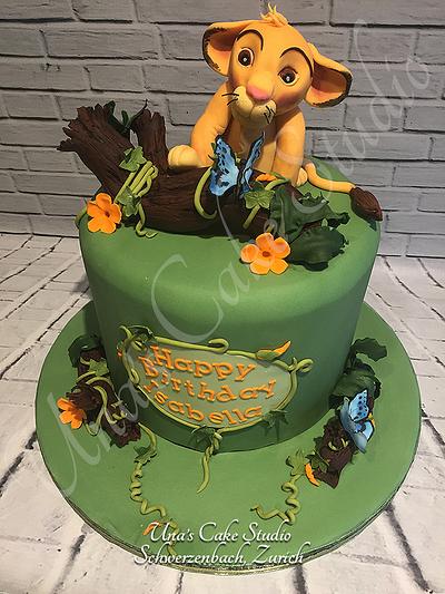 Simba Lion Cake - Cake by Una's Cake Studio
