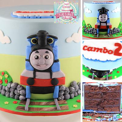 Thomas birthday cake - Cake by Sheridan @HalfBakedCakery