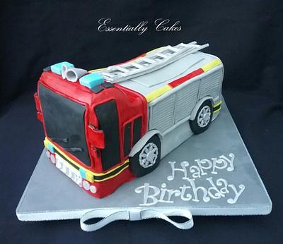 Fire Engine - Cake by Essentially Cakes