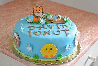 A baby boy and his friends - Cake by DanielaCostan