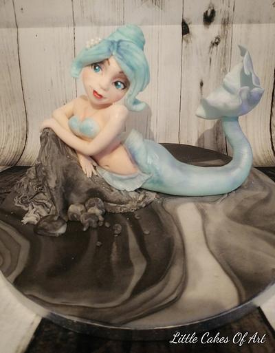 Mermaid topper - Cake by Little Cakes Of Art