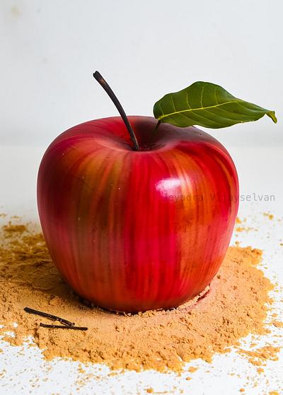 My first post here, apple cream cake - Cake by JeyadraVijayselvan