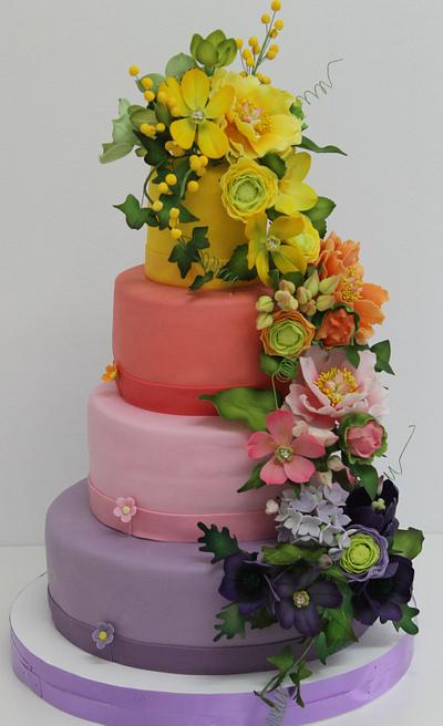 Symphony of colors - Cake by Viorica Dinu