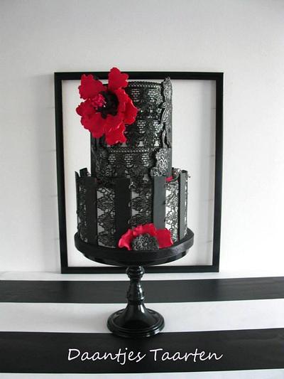Black lace - Cake by Daantje