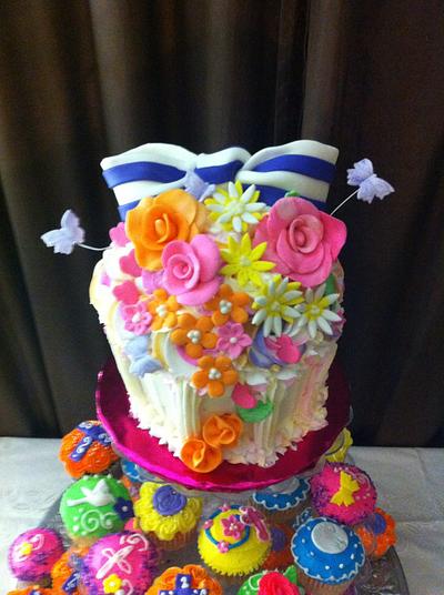 Flowers - Cake by Pastelesymás Isa