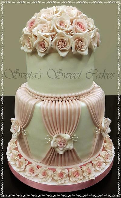 Wedding Rose Cake - Cake by Sveta