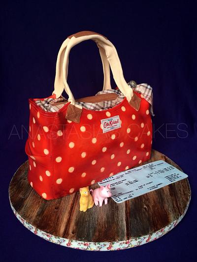Cath Kidston bag cake - Cake by Anastasia Kaliazin