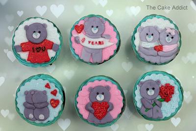Teddies in Love - Cake by Sreeja -The Cake Addict