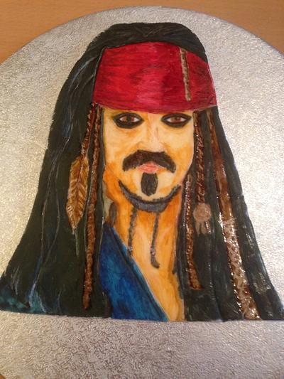 Jack sparrow - Cake by LittleCrumb  