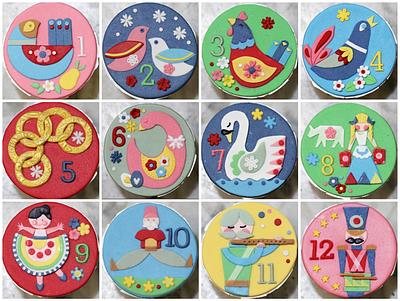 12 Days of Christmas Cupcake toppers - Cake by Cakes! by Ying