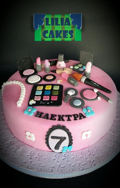 Make Up Cake - Cake by LiliaCakes