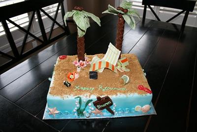 Retirement Cake - Cake by Pams party cakes