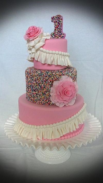 Sprinkles and Ruffles! - Cake by Bethany Whitford