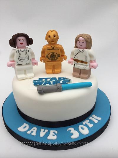 Star Wars Lego cake  - Cake by Perfect Party Cakes (Sharon Ward)