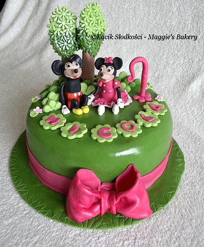 Mini and Miki Mouse Cake - Cake by Maggies Cakes Bangor 