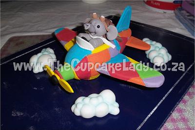 Airplane Cake Topper - Cake by Angel, The Cupcake Lady