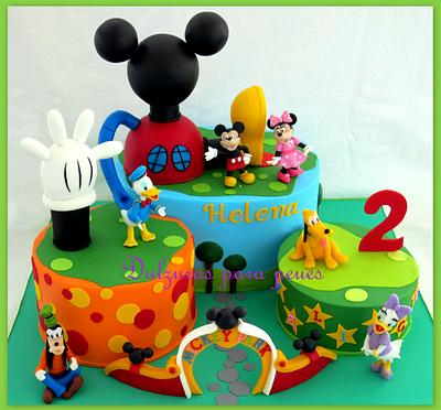 Mickey Mouse clubhouse cake - Cake by Romina Haiek