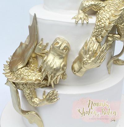 Dragon Wedding Cake - Cake by Naomi's Shaken & Baken