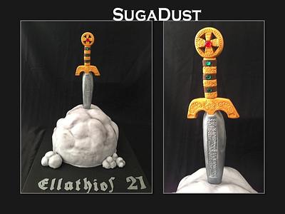 Excalibur Sword Cake - Cake by Mary @ SugaDust