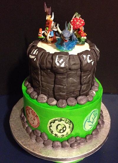 Skylanders Cake  - Cake by Tracy's Custom Cakery LLC