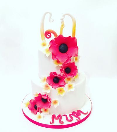 Poppies Cake - Cake by Claire Lawrence