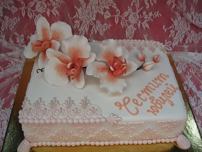 cake orchids - Cake by pepicake