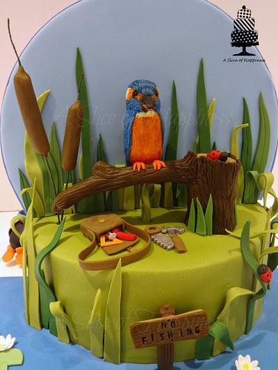 A Kingfisher & A Penguin - Cake by Angela - A Slice of Happiness