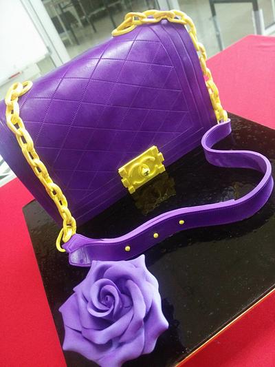 3Dcake luxury handbag "chanel bag" - Cake by Feber Johannes Pasaribu