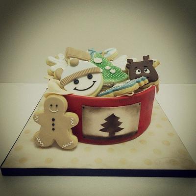 Xmas cookies box! - Cake by Diletta Contaldo