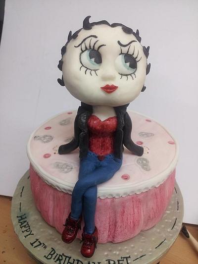 Betty Boop Biker Babe - Cake by Possum (jules)