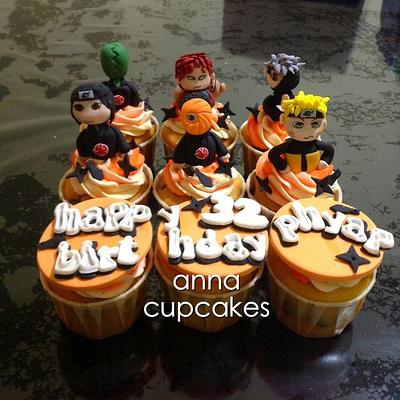 Naruto cupcakes - Cake by annacupcakes