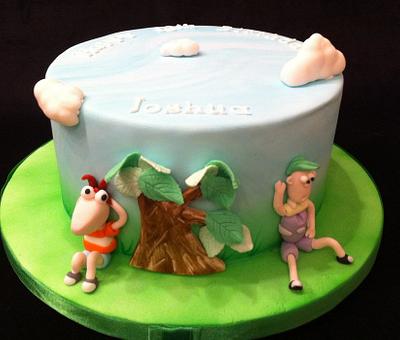 phineas and ferb - Cake by sasha