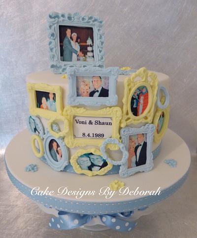 Wedding anniversary cake - Cake by Deborah