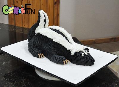 Skunk cake - Cake by Cakes For Fun