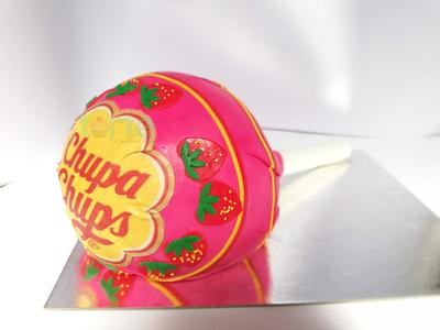 Giant Chupa Chups Lollipop - Cake by Torte by Amina Eco