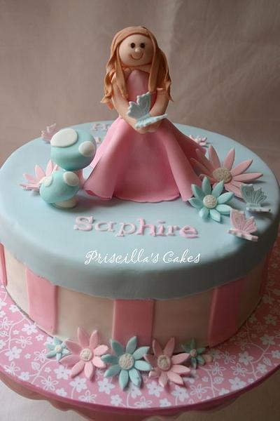 Girl's brithday cake - Cake by Priscilla's Cakes