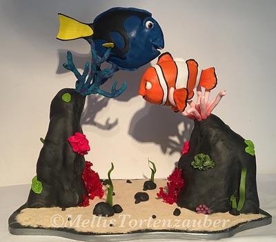 Dory meets Nemo - Cake by MellisTortenzauber