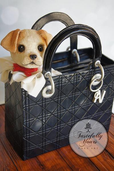 Birthday 'Doggy bag' - Cake by Marianne: Tastefully Yours Cake Art 