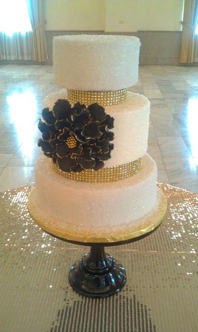 Sparkly winter wedding - Cake by Pam from My Sweeter Side