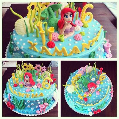 Little Mermaid Cake - Cake by xanthe