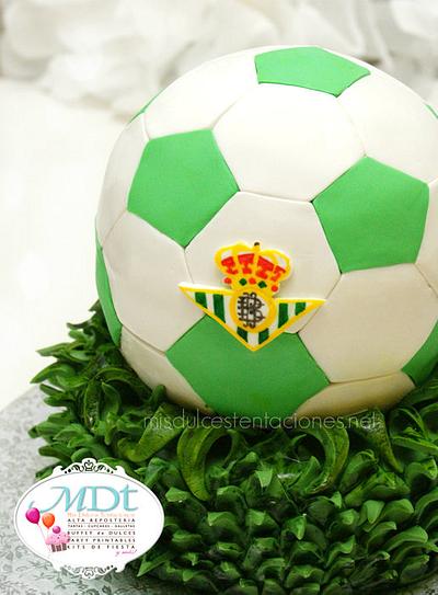 soccer ball cake - Cake by Mis Dulces Tentaciones - Mariel