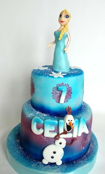 Tarta Frozen Celia - Cake by SORELLAS CAKES PAMPLONA 