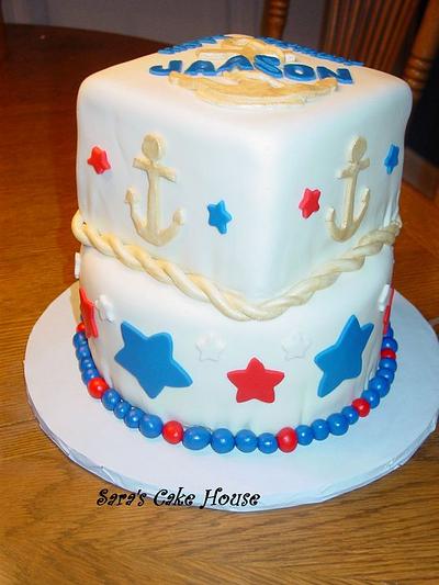 Navy Chief Cake - Cake by Sara's Cake House