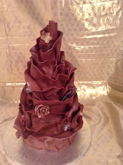 Chocolate wrap - Cake by For goodness cake barlick 