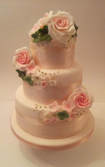 Vintage Wedding Cake - Cake by Sarah Poole
