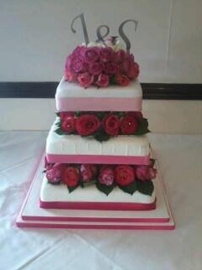 My First Wedding Cake - Cake by misschelles