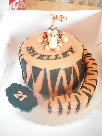 Tigger and Tail - Cake by Vanessa Platt  ... Ness's Cupcakes Stoke on Trent