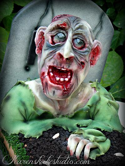 Zombie - Cake by Karens Kakes